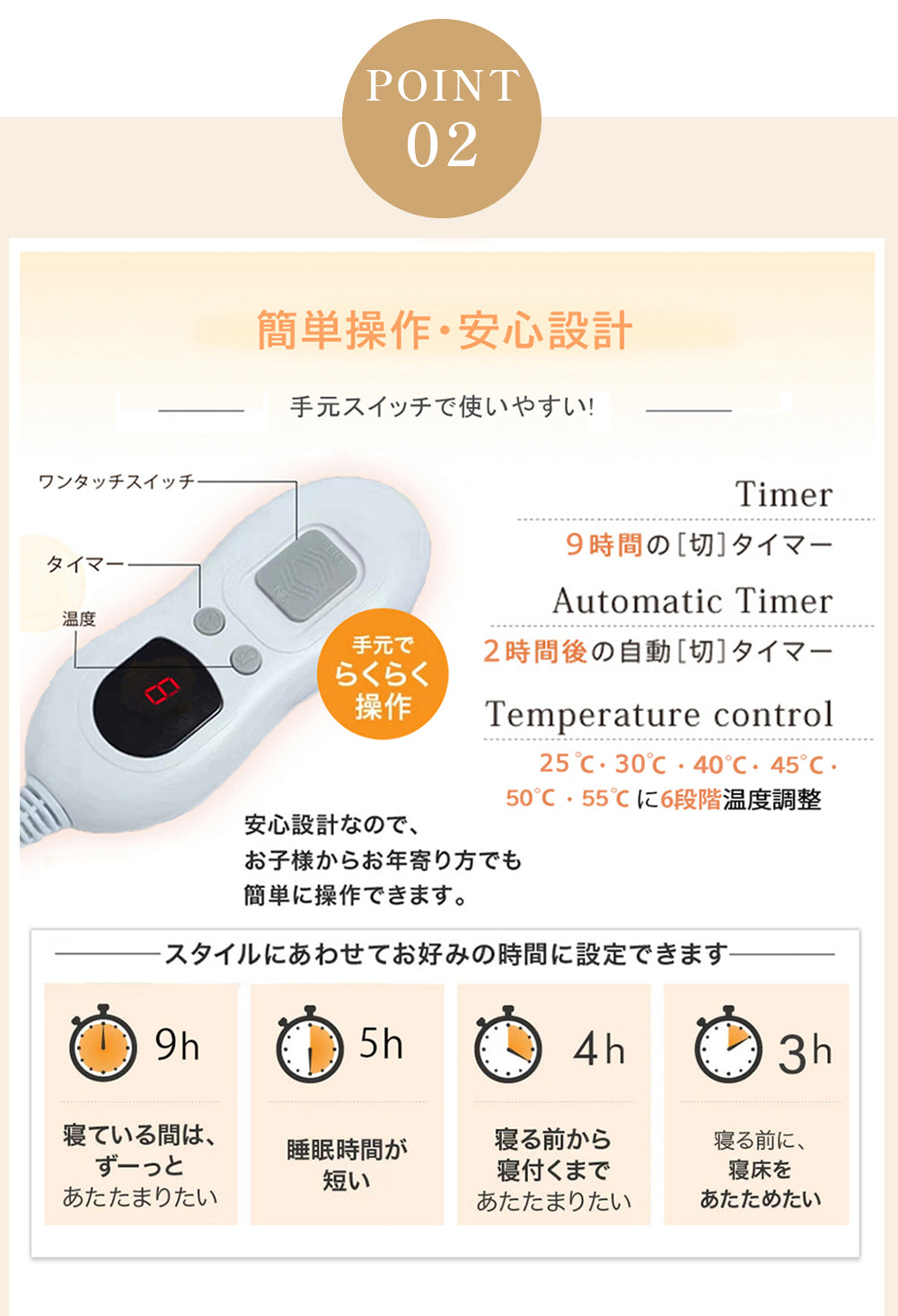 電気毛布 ROASICEE 掛け敷き兼用 大判190×130/160×80/120×60cm 炭素繊維ヒーター 両用 フランネル 自動電源オフ ダニ退治 過熱保護 タイマー機能付 電気ブランケット ひざ掛け 洗える ダブル 2人 節電 寒さ対策グッズ