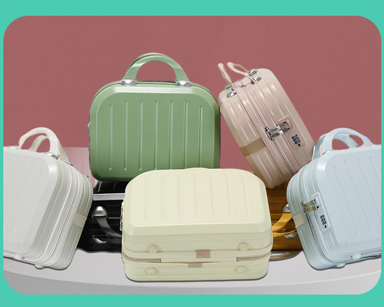 ミニトランクケース キャリーケース スーツケース キャリーバッグ ハード キャリーオン 機内持ち込み 小型 28L 手提げ 旅行用かばん 収納ケース ハンドバッグ 防水 旅行 出張 ビジ