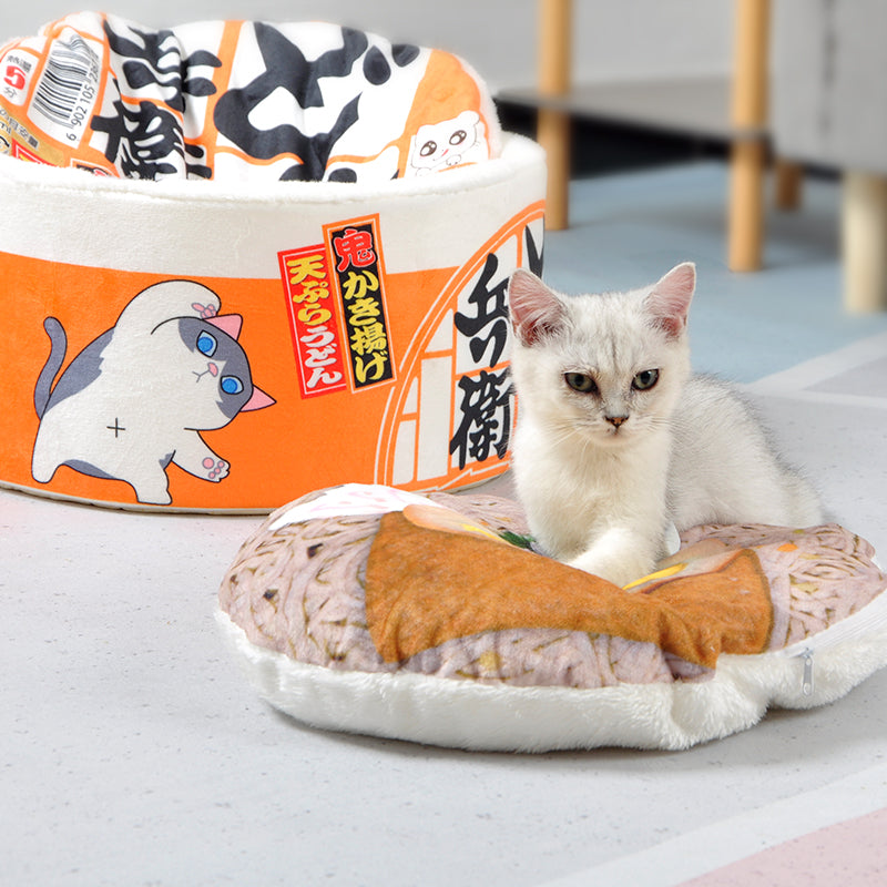 ペット用ベッドペット用寝袋ペットハウスカップ麺 ハウスソファー猫のベッド/犬 ベッド/猫の家/小型犬 猫/洗える お 柔らかい 通気性 快適 耐久性 噛み耐え 滑り止め 寒さ対策 室内用