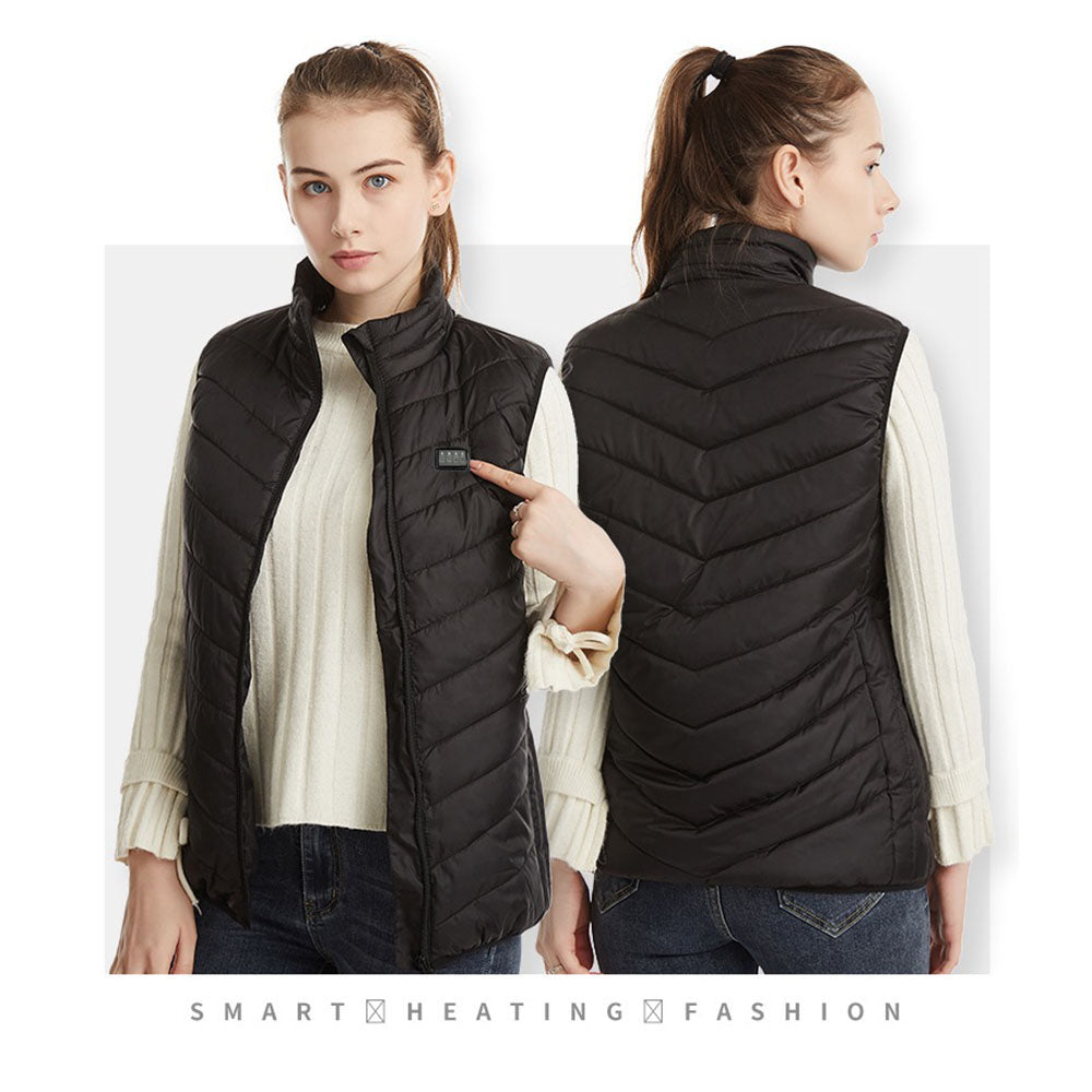 【22022最新強化版 17つヒーター】 電熱ベスト ROASICEE 発熱ベスト 加熱ベスト 日本製ヒーター バッテリー付き 25000mAh 前後独立温度設定 電熱ジャケット バイクウェア ヒーターベスト 発熱ベスト usb 電熱ウェア 発熱 防寒 大きいサイズ S-6XL