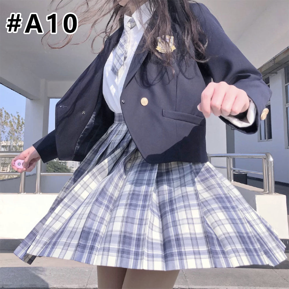入学式 卒業式 スーツ 女の子 6点セット小学生 子供服 中学生 高校生 大きいサイズ ジャケット ブラウス スカート リボン エンブレム フォーマルスーツ 卒服 ジュニアスーツ ブラックフォーマル 卒業式服 お受験 発表会 送料無料XS S M L 2L 3L