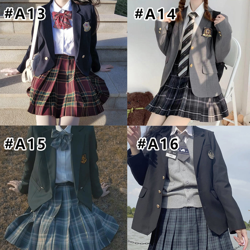 入学式 卒業式 スーツ 女の子 6点セット小学生 子供服 中学生 高校生 大きいサイズ ジャケット ブラウス スカート リボン エンブレム フォーマルスーツ 卒服 ジュニアスーツ ブラックフォーマル 卒業式服 お受験 発表会 送料無料XS S M L 2L 3L
