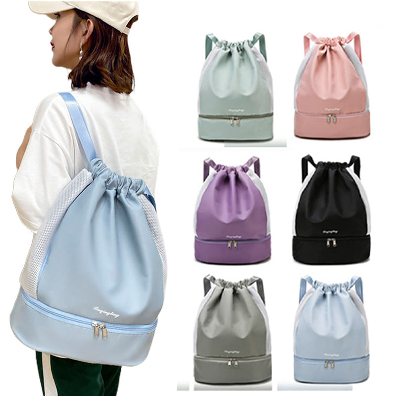 プールバッグ 女の子 キッズ スイムバッグ リュック型 乾湿分離 水着 水泳バッグ ビーチバッグ ナップザック ビーチバッグ 女の子 男の子 キッズ 子供 スイミングバッグ プールバック 子ども プール 軽量 リュック 旅行 アウトドア スポーツバッグ
