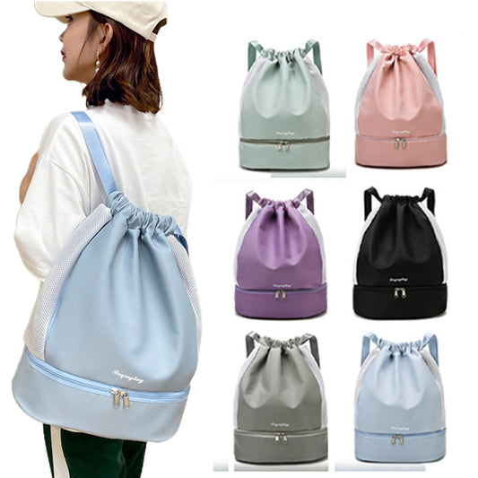 プールバッグ 女の子 キッズ スイムバッグ リュック型 乾湿分離 水着 水泳バッグ ビーチバッグ ナップザック ビーチバッグ 女の子 男の子 キッズ 子供 スイミングバッグ プールバック 子ども プール 軽量 リュック 旅行 アウトドア スポーツバッグ