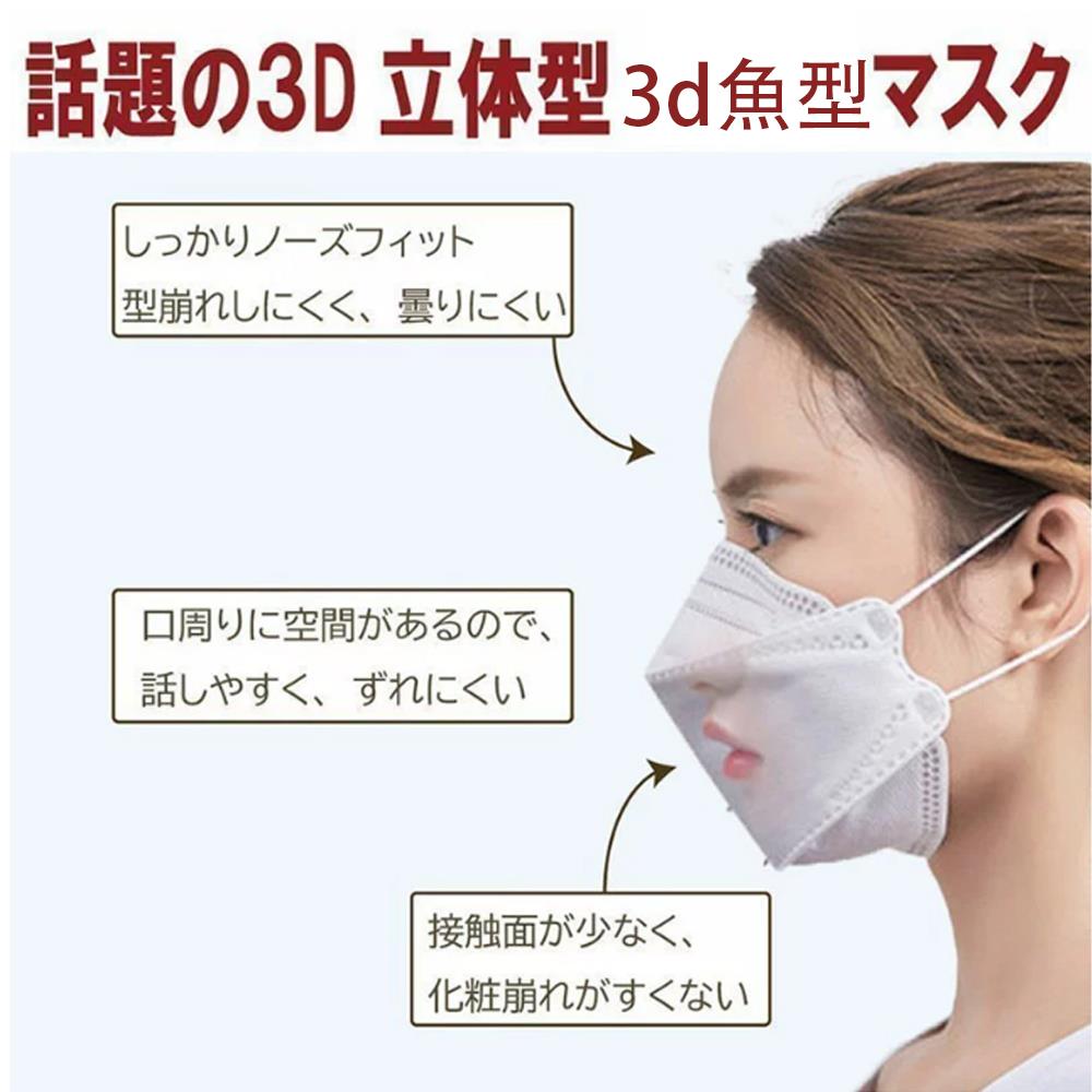立体マスク 不織布 3d マスク 立体 20枚セット 血色マスク 不織布マスク 立体 大人用 大きめマスク 不織布マスク 小顔マスク 4層立体構造 高密度フィルター メガネが曇りにくい 口紅が付きにくい