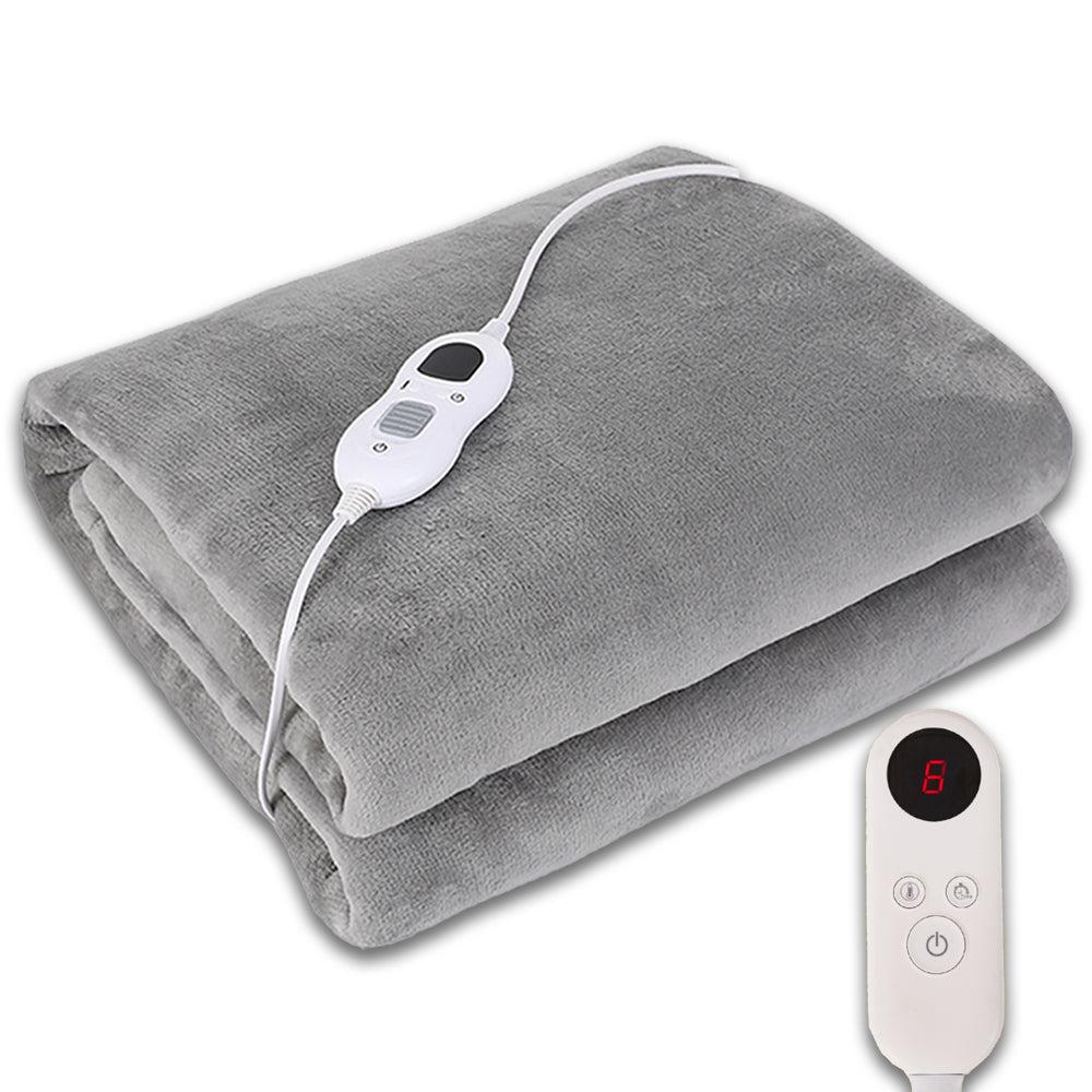 【 タイマー付き 安眠パット】電気毛布 160×130cm 日本製ヒーター ROASICEE スライド温度調節 ひざ 肩掛け 掛け敷き兼用 フランネル電気敷毛布 敷き毛布 電気毛布 ひざ掛け毛布 ブランケットダニ退治 敷毛布 掛け敷き毛布 毛布 洗える 節電