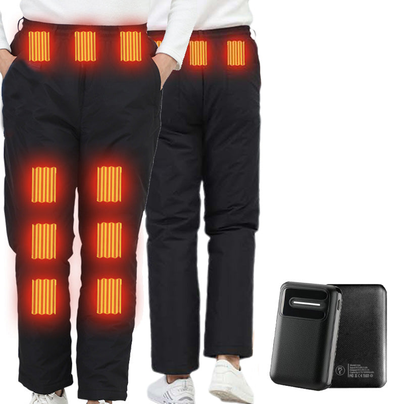 電熱ズボン 日本製ヒーター ROASICEE 電熱ウェア 電熱パンツ バッテリー付き 男女兼用 ヒーターズボン バイクパンツ 12ヒーター 腰・腹・膝・足首同暖 USB給電 急速発熱 防寒ズボン 登山 釣り アウトドア スキー バイク 通勤 通学 クリスマスプレゼント